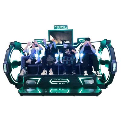 최신 디자인 VR 멀티 플레이어 비디오 게임 가상 현실 게임 촬영 스포츠 9d VR 영화관 4 좌석