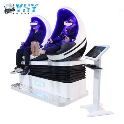 9D Rides Virtual Reality Game Machine VR Egg Chair Double 2 Players Cinema Simulator Fun Park 