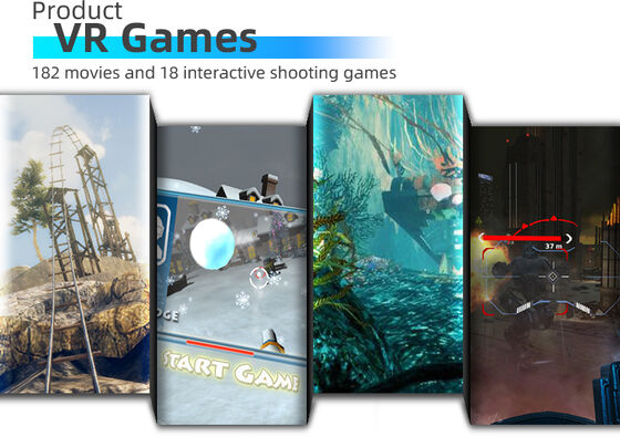 6석 5D/7D/9D VR 영화관 시뮬레이터 메탈 아케이드 VR 게임 머신