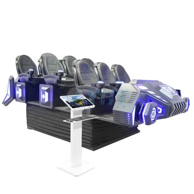 9 Seats Indoor 9D VR Cinema Game Machine with Metal & Plastic Construction High Safety