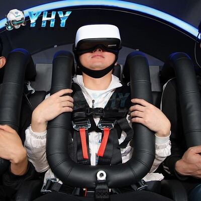 VR Rotating Game 360 Roller Coaster for 3 Chair Chair Base Machine Vr Simulator for Three Players  in Amusement Park 