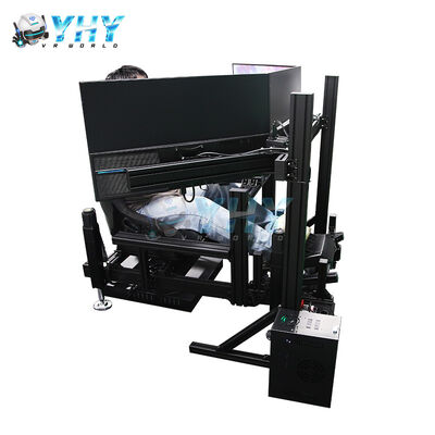 YHY 모션 시뮬레이터 콕핏 G 포스 피드백 상업용 자동차 시뮬레이터 레이서 시뮬레이터