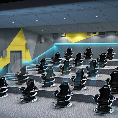 VR 다이나믹 시네마 스릴 넘치는 몰입형 9D 테마 영화 3DOF 플랫폼 놀이공원