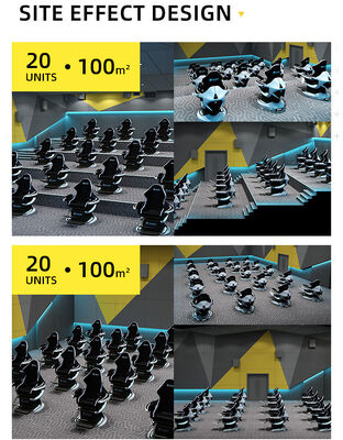 VR 다이나믹 시네마 스릴 넘치는 몰입형 9D 테마 영화 3DOF 플랫폼 놀이공원