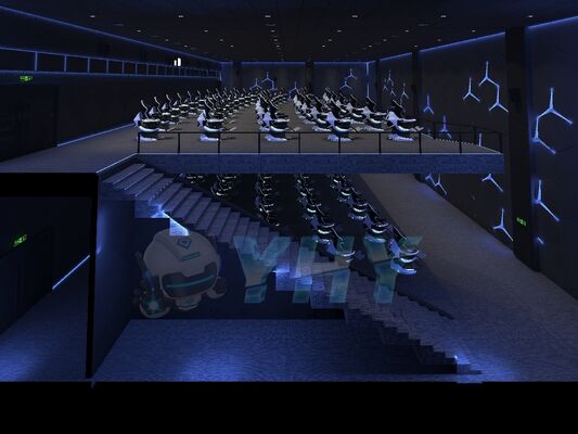 9D VR 다이나믹 모션 시네마 시뮬레이터 신규 다이나믹 360도 회전 체험 다인용 프로젝션 게임 VR 어트랙션 시네마