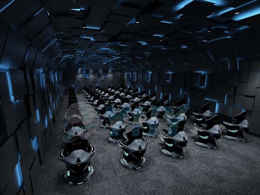 커스터마이징 가능한 9D 비행 VR 영화 시스템 가상 현실 궁극적 인 크로싱 VR 어드벤처 공원용 동적 영화관