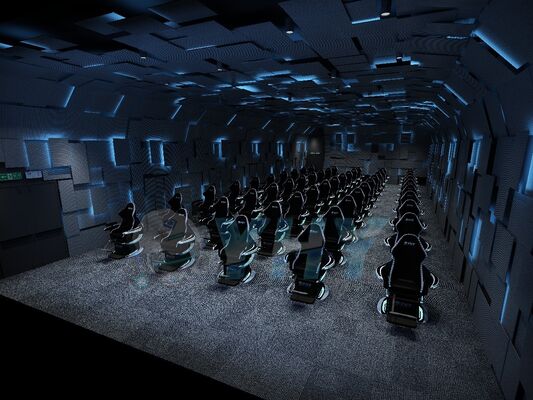 커스터마이징 가능한 9D 비행 VR 영화 시스템 가상 현실 궁극적 인 크로싱 VR 어드벤처 공원용 동적 영화관