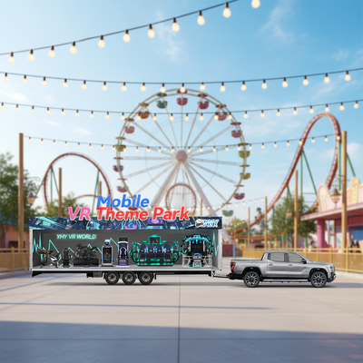 9D Motion Virtual Reality Simulation Cinema Truck for Indoor Amusement Good for Adventure and Sports Park Truck VR for Sale
