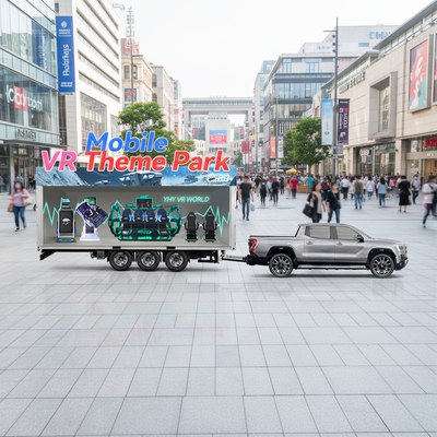 9D Motion Virtual Reality Simulation Cinema Truck for Indoor Amusement Good for Adventure and Sports Park Truck VR for Sale