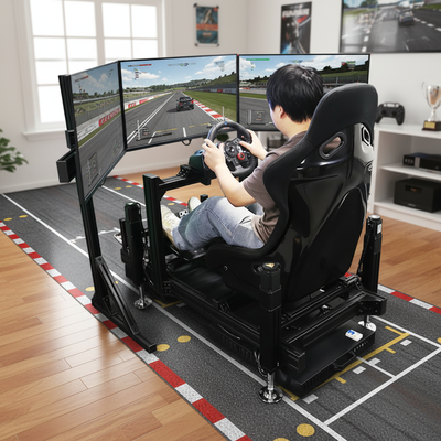 F1 Driving Game Machine Cockpit for Sales 3 Three-screen 6 DOF Six-axle Vr Racing Race Car Training Simulator