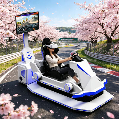 유원지를 위한 동적인 F1 VR 실내 경주용 차 시뮬레이터 3 DOF 동의 장비