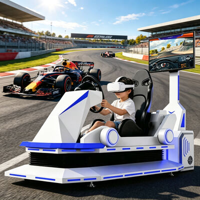 뜨거운 인기 상품 실내 동적 VR 3 Dof 모션 플랫폼 경주용 자동차 시뮬레이터 자동차 경주 게임 장비