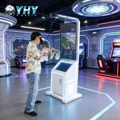 실내 스포츠 플랫폼 VR 전투 시뮬레이터 싱글 플레이어 9D 총기 머신 VR 헤드셋 쇼핑몰
