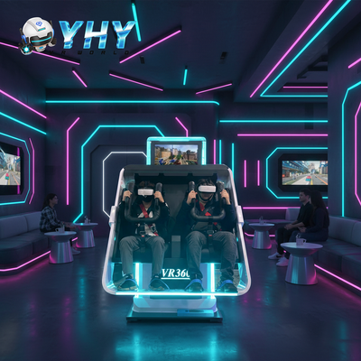 수익 창출 비즈니스 9d VR 360도 회전 2석 VR 시뮬레이터 3월 구매 축제 빅 세일