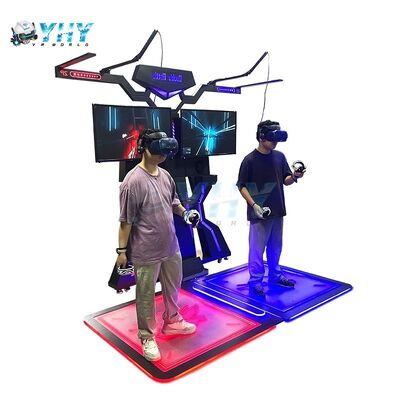 Htc Vr 유리를 가진 판매 아케이드 Vr 전투 기계를 위한 상호 작용하는 실내 운동장 Vr 총 사격 시뮬레이터 게임 기계