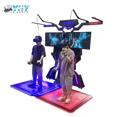 골든핸드 9D VR 인터랙티브 시뮬레이터 서 있는 플랫폼 2 플레이어 실내/외부 내구성 금속/플라스틱 HTC Vive