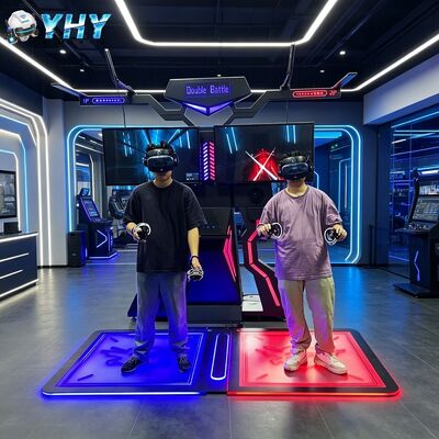 VR 2 대 모션 감지 게임 콘솔 멀티플레이어 온라인 대형 슈팅 천둥 어두운 전장 경험 박물관 장비