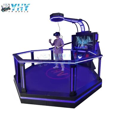 상업적 인터랙티브 VR 전투 스테이션 블루 라이트 임베르시브 장애물 경주 대회 VR 아케이드 머신 VR 경험