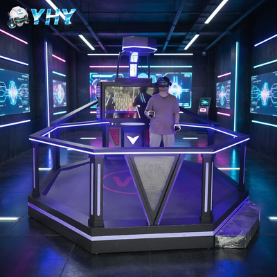 싱글 플레이어 VR 아케이드 그룹 게임 기계 9D 사냥 촬영 무료 걷기 VR 전투 시뮬레이터 총 촬영 VR 아레나