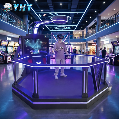 인터랙티브 VR 게임 시뮬레이터 9D 가상현실 1 플레이어 대형 공간 HTC 9D VR 게임 공원 시뮬레이터