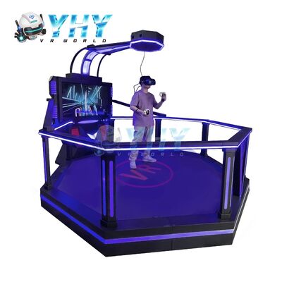 테마 파크 실내 돈을 버십시오 가상 현실 전투 게임 기계 VR 걷는 플랫폼