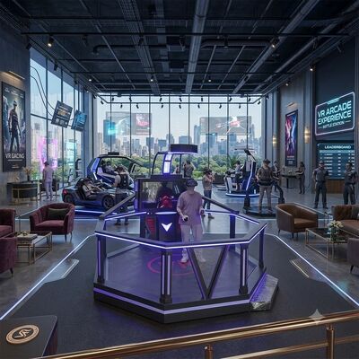 패션 VR 워킹 플랫폼 오락공원 가상현실 9d 게임기 VR CS VR 시뮬레이터 게임기