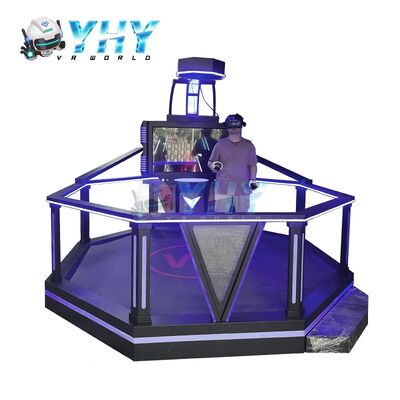인터랙티브 VR 게임 시뮬레이터 9D 가상현실 1 플레이어 대형 공간 HTC 9D VR 게임 공원 시뮬레이터