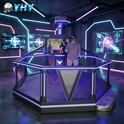 상업적 인터랙티브 VR 전투 스테이션 블루 라이트 임베르시브 장애물 경주 대회 VR 아케이드 머신 VR 경험
