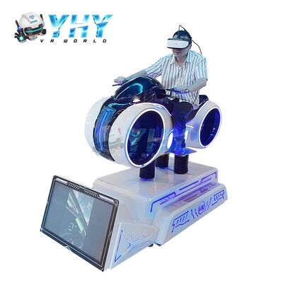 핫 세일 실내 레이싱 게임 콘솔 VR 안경 모터 9D 360 VR 시뮬레이터 레이싱 VR 오토바이 게임 콘솔 장비 기계