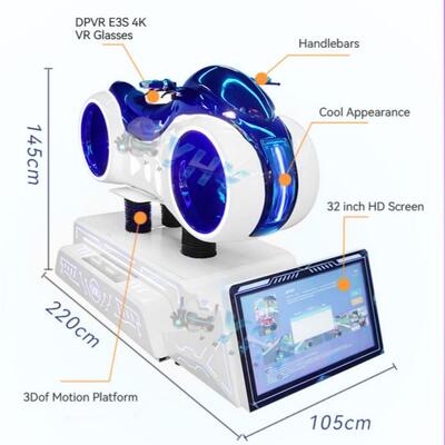 9D 모터사이클 모토 Vr 게임 가상 현실 모토 Vr 모터사이클 레이싱 머신 자동차 시뮬레이션 레이스 모션 Vr 모터사이클