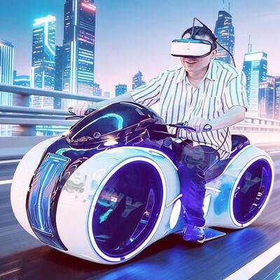 놀이공원 모터 레이싱 놀이기구 시뮬레이터 VR 오토바이 운전 시뮬레이터 레이싱 게임 머신