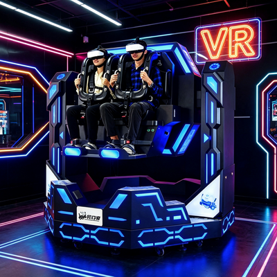 Certified Commercial 360 720 1080 Degree Rotating 9d Vr Roller Coaster Vr Game Machine Arcade Equipment Manufacturer