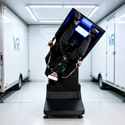 Interactive Single Player 360 VR Roller Coaster Simulator With 4k VR Glasses Vr Arcade Game Machine