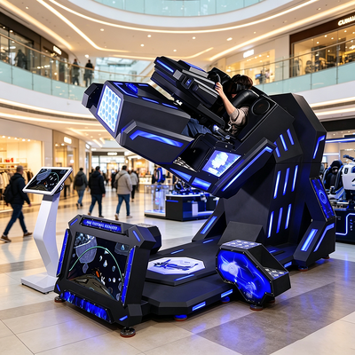 Ultimate Security 360 Degree Rotating VR Simulator with Shoulder Safety Lock System