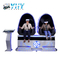 9D VR 달걀 상영관 두배 의자들 롤러 코스터 공룡 200 게임