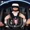 세트를 게임하는 220V 게임 VR 시뮬레이터 특허 롤러 코스터 3 자리 가상 현실 의자