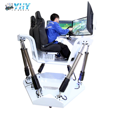 YHY VR 9D 레이싱카 시뮬레이터 3 화면 F1 운전 아케이드 게임 레이싱 시뮬레이터 조종석 실내 오락 게임 센터
