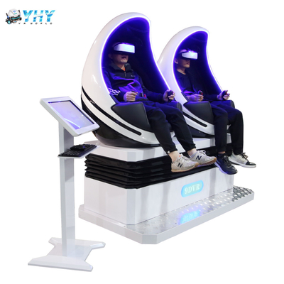 테마파크는 9D 게임 화면 VR 상영관 360 롤러 코스터 VR 계란 의자 시뮬레이터를 주차합니다