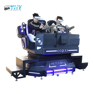가상 현실 게임 머신 VR 슈팅 9D 시네마 메카 워리어 2인승 아케이드 장비 놀이 공원용