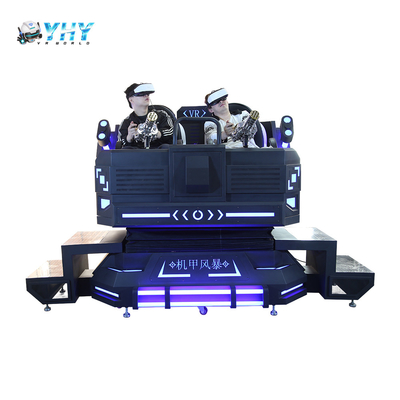 YHY 9D VR 시뮬레이터 가상 현실 영화관 실내 놀이 기계 2인승 메카 워리어