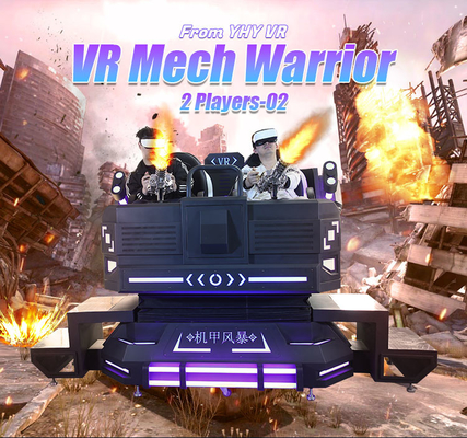 YHY VR 팩토리 VR 슈팅 머신 가상 현실 아케이드 장비, 2인용 인기 9D 메크 워리어 시네마 (쇼핑몰 내)