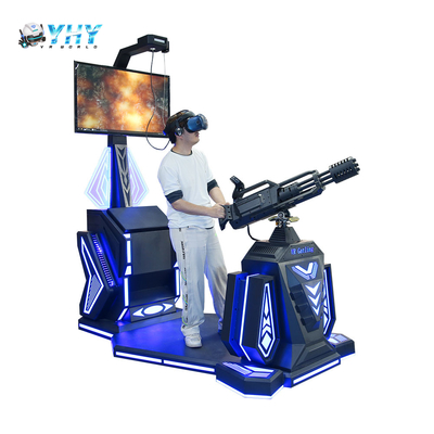 YHY VR 개틀링 건 시뮬레이션 가상 현실 슈팅 게임 머신 아케이드 게임 머신