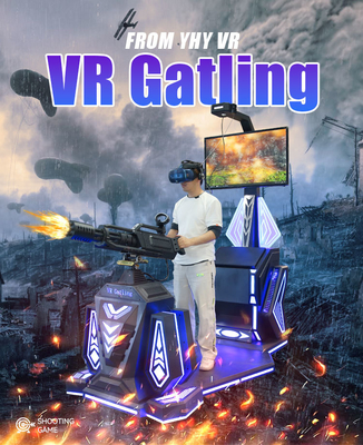 YHY-01.097 VR 개틀링 슈팅 머신 건 시뮬레이터 실내 놀이공원