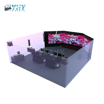 놀이공원 장비 3D 유리 몰입 경험 7d 영화 멀티 플레이어 좌석 촬영과 함께 영화