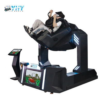 YHY 720도 가상 현실 회전 시뮬레이터 VR 롤러코스터 롤링 게임 머신 360 회전 의자