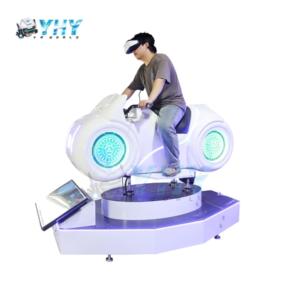 화이트 모터사이클 시뮬레이터 아케이드 게임 머신 9D Vr 모터사이클