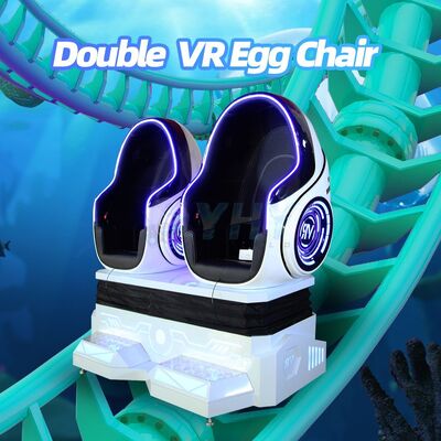 Virtual Reality Equipment Virtual Reality 9D Egg Chair Vr Roller Coaster 2 Seats Vr Pod