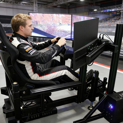 Four-Axis Large-scale Motion-sensing Racing Simulator Cockpit Game Console G-force Car Dynamic Seat Complete Equipment Set