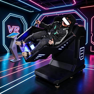 5점 안전벨트를 장착한 상업용 차종 미니 360 VR 롤러 코스터 라이드 머신