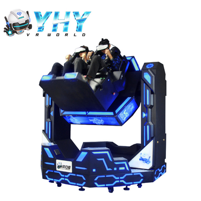 1080 회전 9D VR 시뮬레이터 8.0KW 2 선수들 가상 현실 롤러코스터 타기